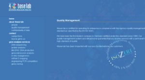 Homepage 4base lab GmbH