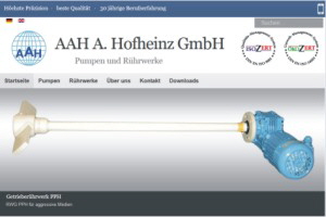 Homepage AAH Apparatebau