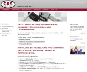 Homepage GRS Qualitätskontrolle & Nacharbeiten