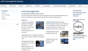 Homepage Lentz Fahrzeugtechnik GmbH