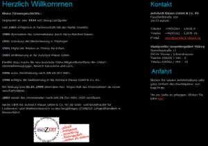 Homepage Autolack Klauss