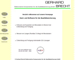 Homepage Gerhard Brecht Elektronische Komponenten für die Qualitätssicherung Gmbh