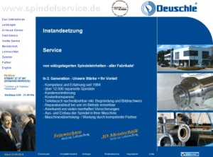 Homepage Deuschle Spindel-Service GmbH