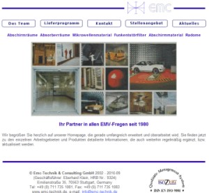 Homepage Emc-Technik & Consulting GmbH
