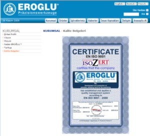 Homepage EROGLU (Türkei)