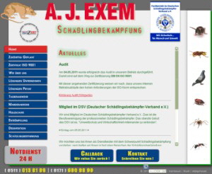 Homepage A.J.EXEM GbR