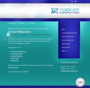 Homepage Fischer engineering & design