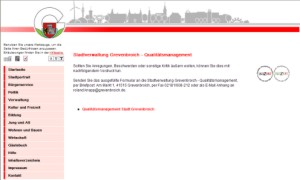 Homepage Stadt Grevenbroich