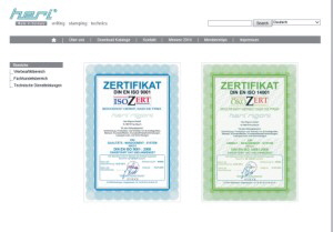 Homepage Heri-Rigoni GmbH