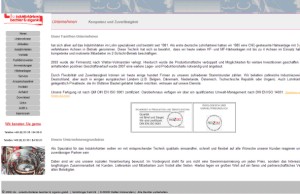 Homepage Induktivhärterei Bechler & Ziganki GmbH