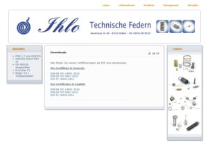 Homepage Ihlo GmbH