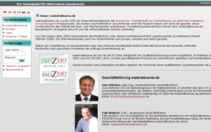 Homepage materialboerse.de