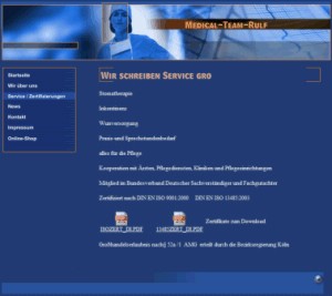 Homepage Medical-Team-Rulf