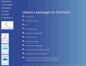 Homepage Med. Fachhandel Sanitätshaus K. Würger