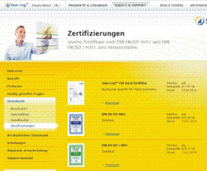Homepage SOLARE Datensysteme GmbH