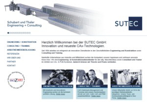 Homepage SUTEC GmbH
