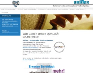 Homepage Uniflux Schirle GmbH & Co. KG