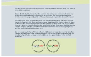 Homepage Volz GmbH PUR-Kunststoffverarbeitung