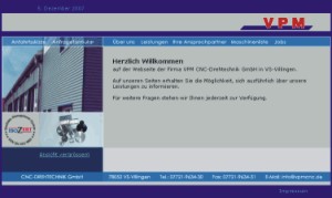 Homepage CNC-DREHTECHNIK GmbH