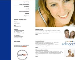 Homepage Zahnarzt Königswinter